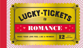 Get Lucky! Pull Out Coupon Book - Holt x Palm -  Perfect for the person who has EVERYTHING or that "Acts of Service" lover! Longer-lasting and more meaningful than flowers or chocolates, this booklet is just the ticket to kindle real romance. This love-themed collection of 12 shimmering lucky tickets grants their recipient tokens and treats they can cash in anytime, making it a perfect way to express affection on Valentine's Day, anniversaries, or anytime a little love is in order.