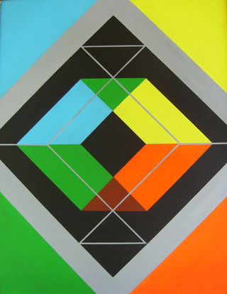 The Cube - Original Artwork by Mark Rush