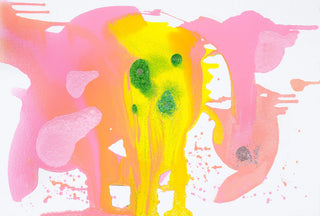 Pink Elephant - Original Artwork by Dr. Ginger Lai