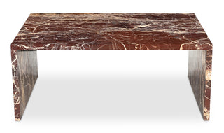 Italian Marble Waterfall Coffee Table
