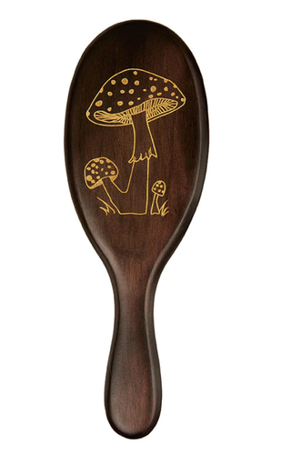 Free Your Hair Luxe Beech Wood  Engraved Hairbrush