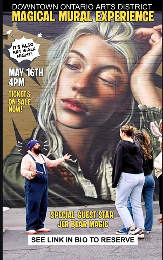 Magical Mural Tour with JerBear - Downtown Ontario Arts District