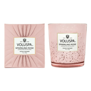 Sparkling Rose Glass Jar Candles by Voluspa