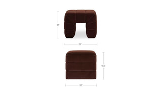 Delicious Chocolate Accent Stool