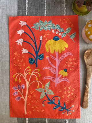 Wildflowers Tea Towel