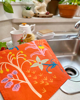 Wildflowers Tea Towel