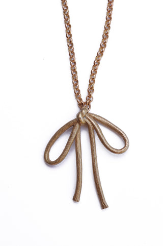 Big Bow Statement Necklace