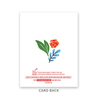 Flower Shop Gracias | Thank You Card