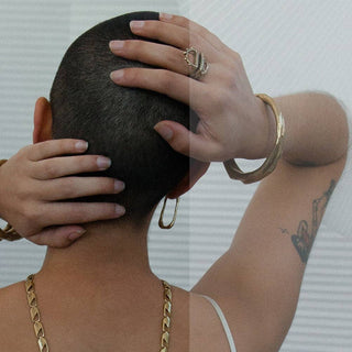 Hand Carved Brass Sunrise Ring