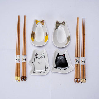 Super Cute Cat Sauce x Chopstick