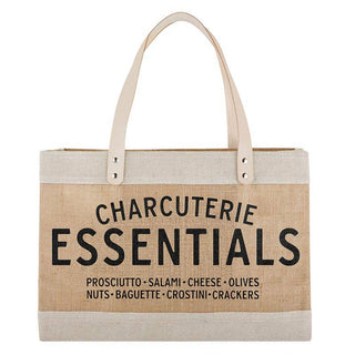 Charcuterie Essentials - Large Natural Market Tote