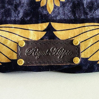 Black And Gold Heron Fanny Bag