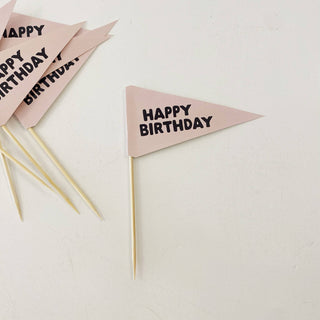 Happy Birthday Flag - Holt x Palm -  Nothing says Happy Birthday then a cute paper pendant flag in your plant gift !!! These are a great add on. Can also be used in floral arrangements .