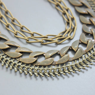 Handcrafted Brass Layered Necklace - Your new go-to piece!