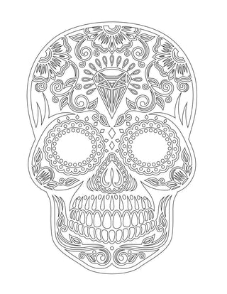 Dia De Los Muertos: Coloring Book