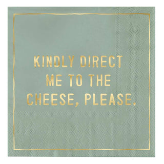 Cocktail Napkin - Cheese, Please