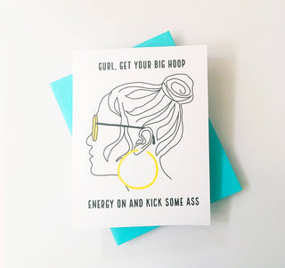 Big Hoop Energy Card for Best Friend