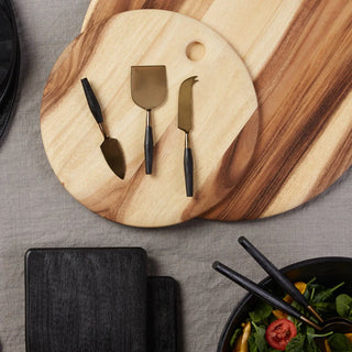 Aged Bronze Cheese Set (Set of 3)