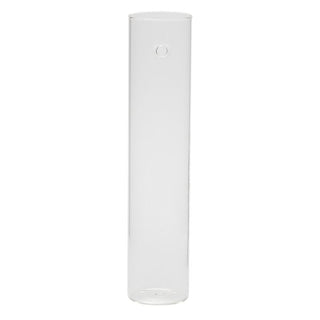 Eliza Vase - Holt x Palm -  Mix and match sizes and shapes to build the propagation station of your dreams with the Eliza Vase. This cylinder budvase in delicate clear glass includes a hole for hanging. 2.5" x 11.75"