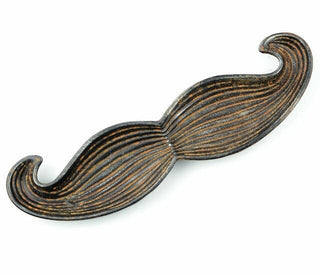 Cast Iron Mustache Dish - Holt x Palm -  Introducing the must-have accessory for the distinguished gentleman: the Cast Iron Mustache Dish! With its unique design, this dish is sure to turn heads. Don't just settle for any old dish, show off your flair with this one-of-a-kind dish made just for the man with a 'stache! Dimensions: (11.75" L x 3.25" W x 1" H)